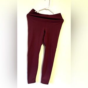 Yogalicious Lux Burgundy Leggings